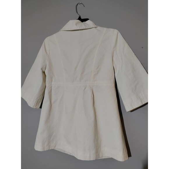 White spring peacoat Size Small - Picture 3 of 7